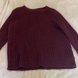Small Burgundy Forever 21 Sweater